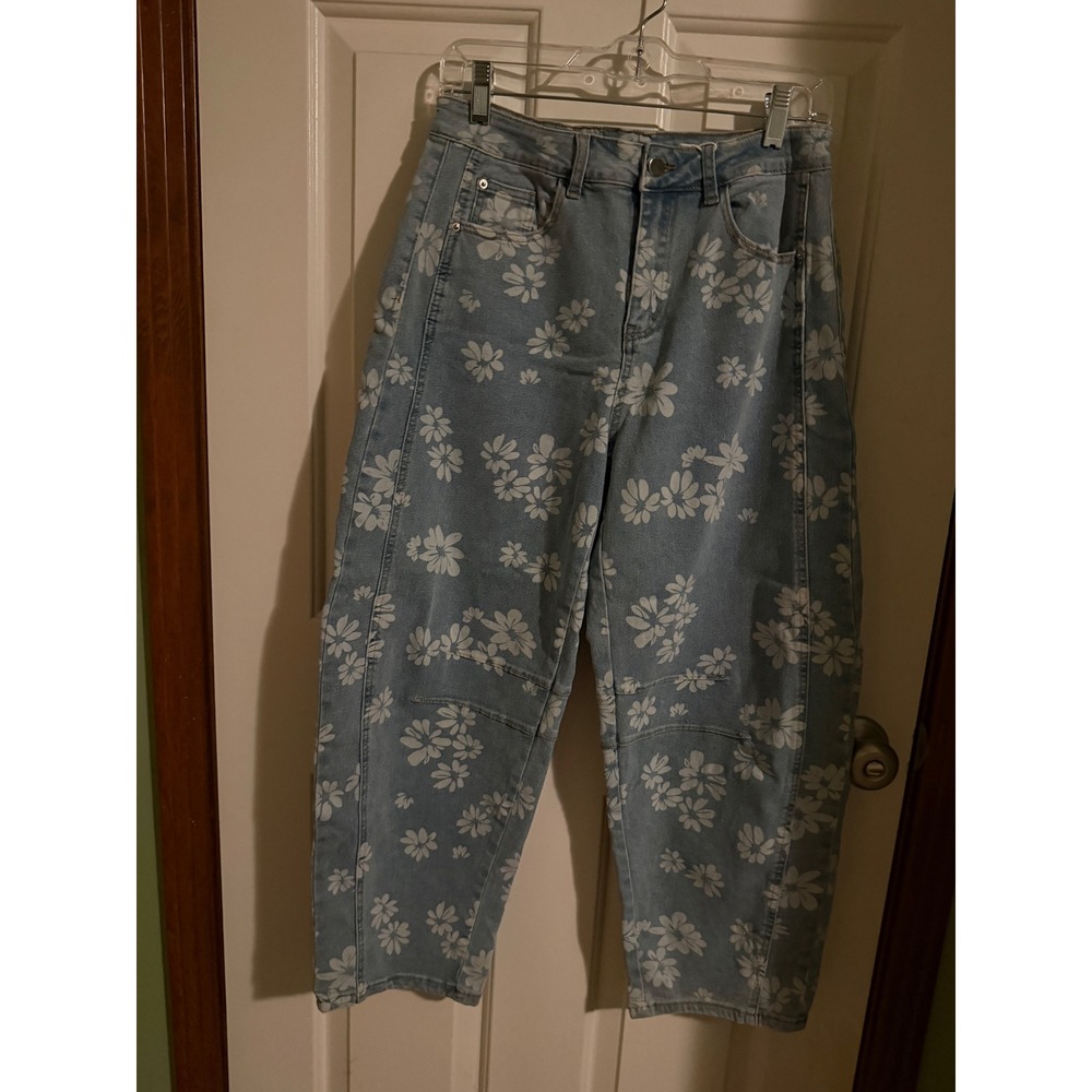 BOGO Barrels NWT 2 pr print BOUTIQUE Jeans  Get both blue ad tan pairs - Picture 3 of 6